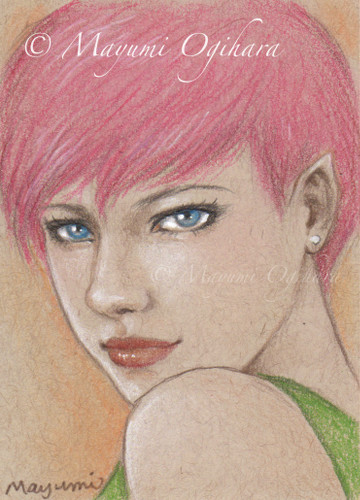 Pink Haired Pixie by Mayumi Ogihara